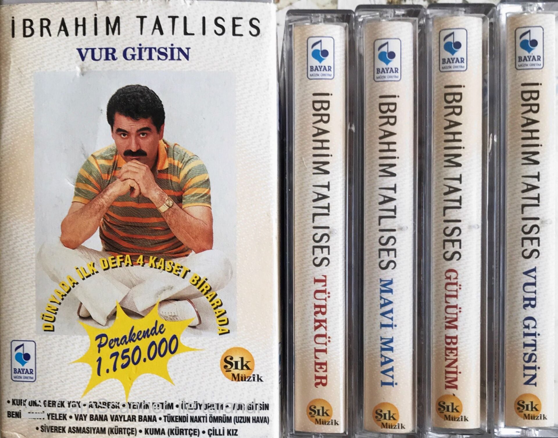 İbrahim Tatlıses 4 Kasetlik Set - KASET