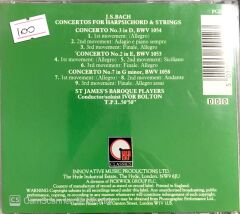 J.S.BACH Concertos CD