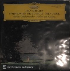 Jean Sibelius Symphonien Nr.6 D-Moll Nr.7 C-Dur Berliner Philharmoniker Herbert Von Karajan LP