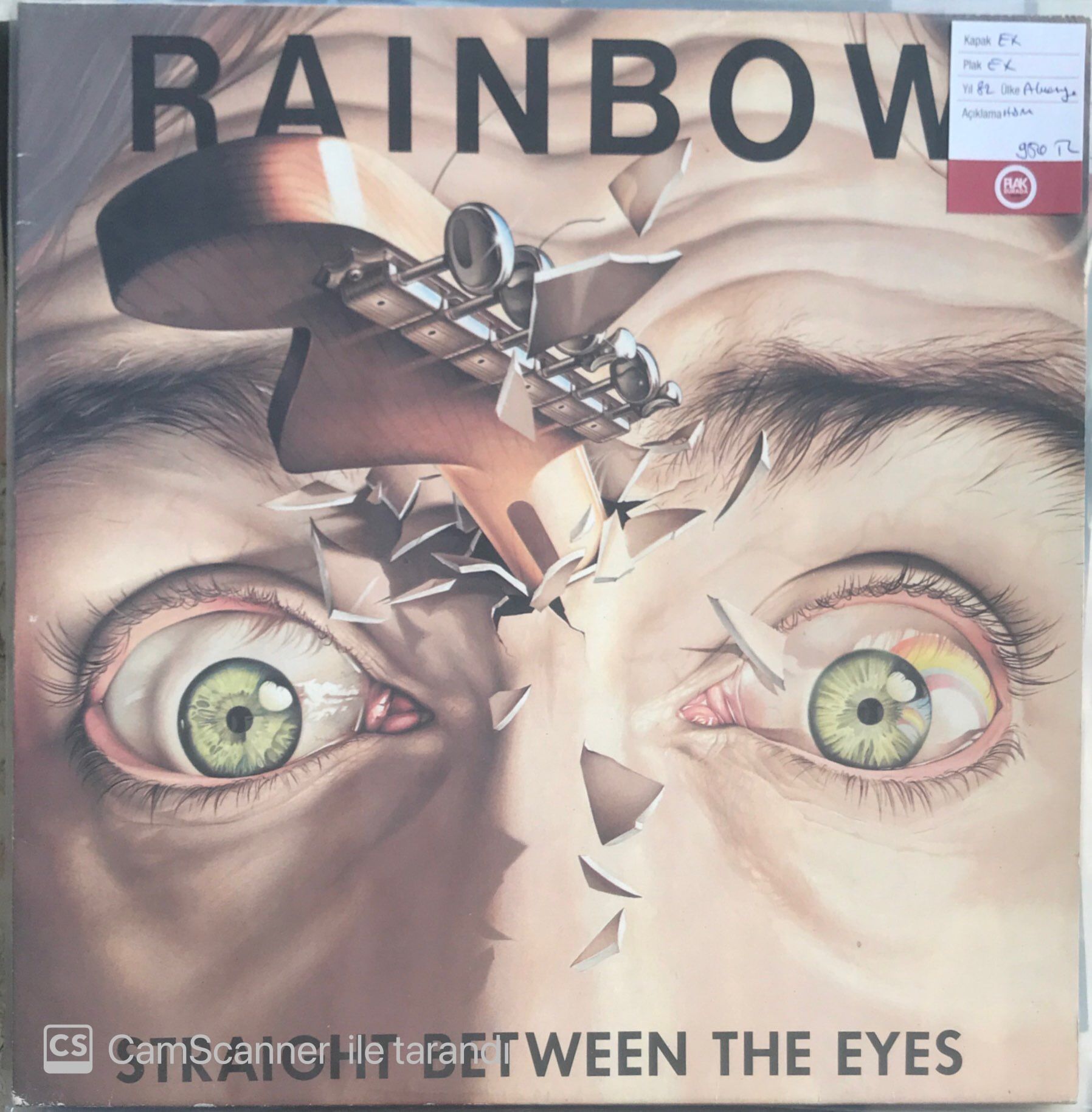 Rainbow - Straight Between The Eyes LP