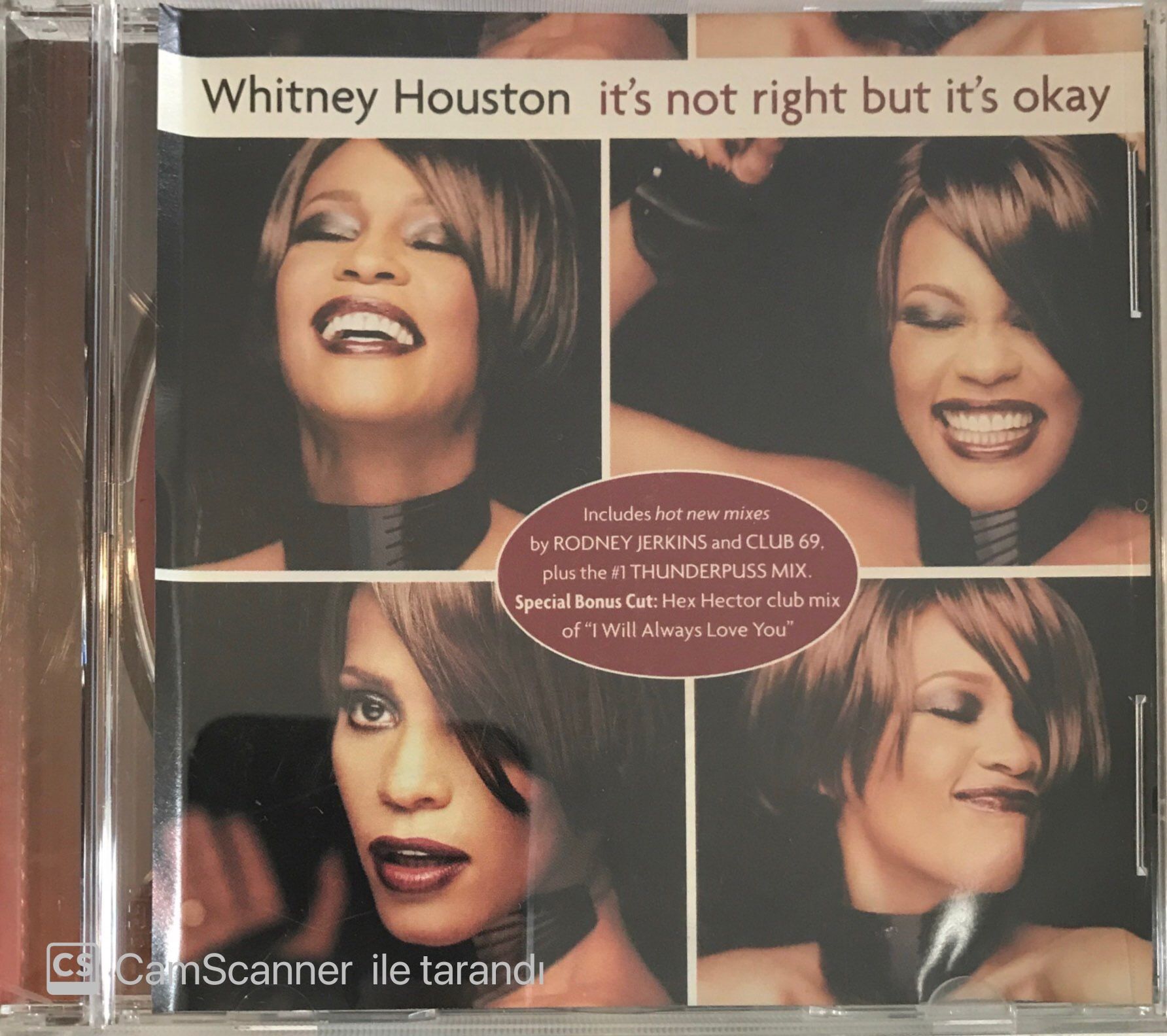 Whitney Houston - It's Not Right But It's Okay CD