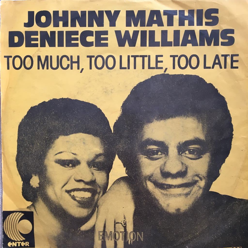 Johnny Mathis/ Deniece Williams 45 lik