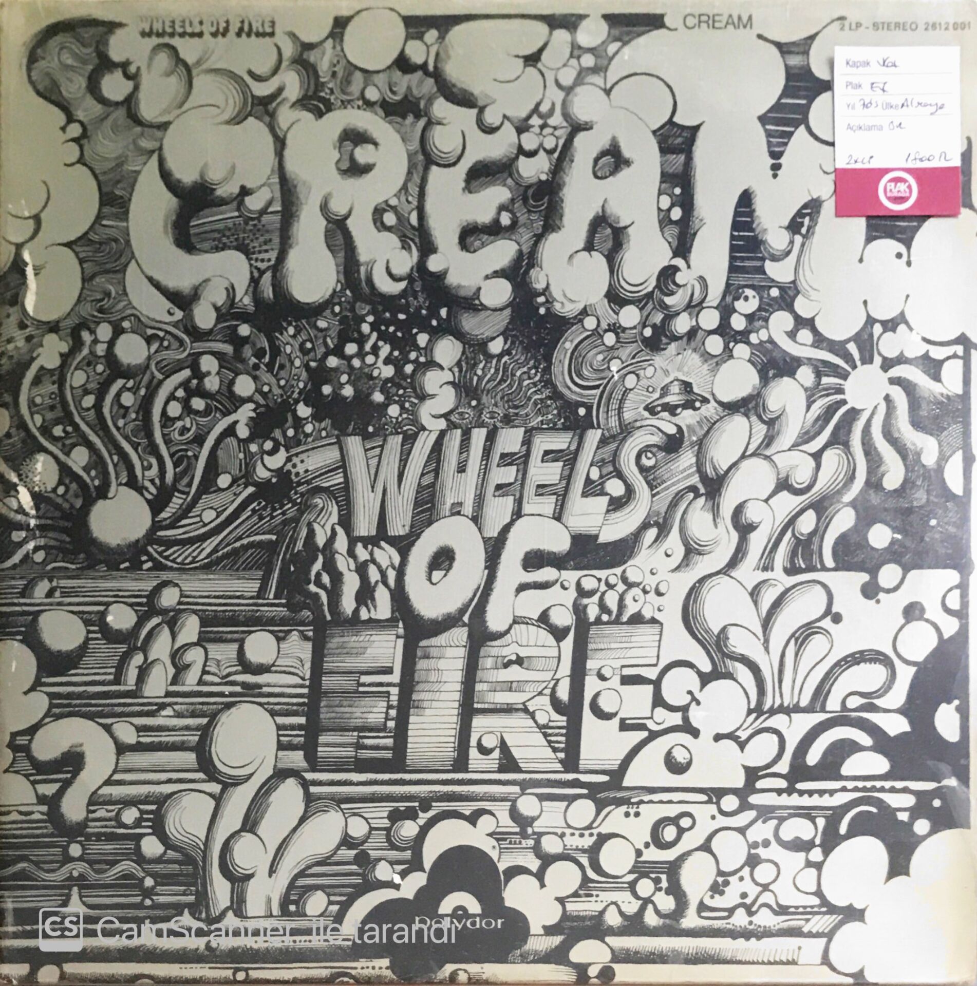 Cream - Wheels Of Fire - Double LP