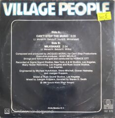 Village People - Can't Stop The Music/Milkshake - 45'lik