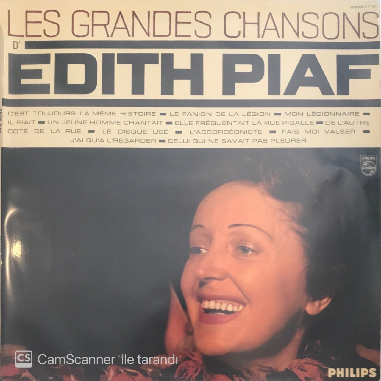 Les Grandes Chansons Edith Piaf LP