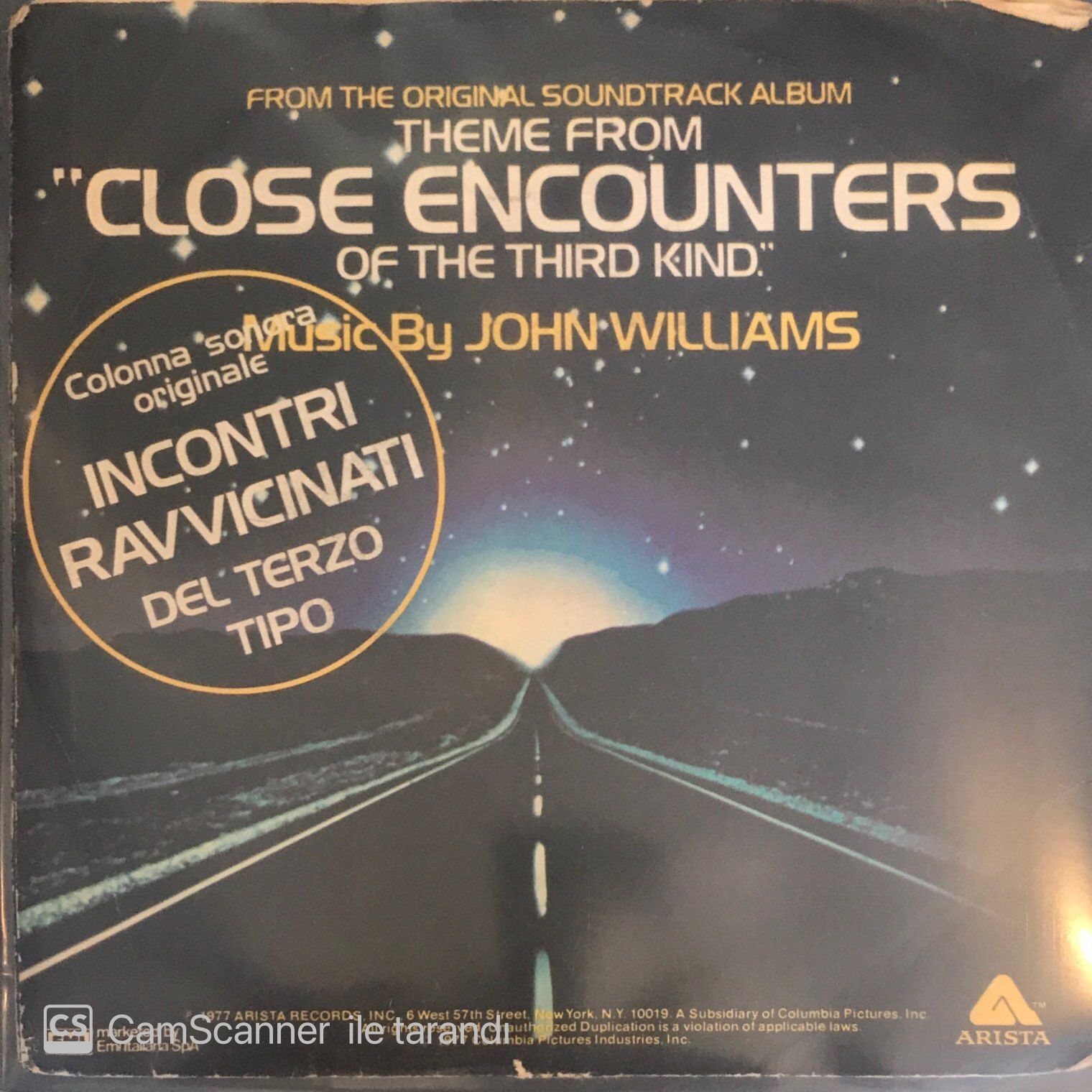 John Wiliiams - Close Encounters Soundtrack  Theme 45lik