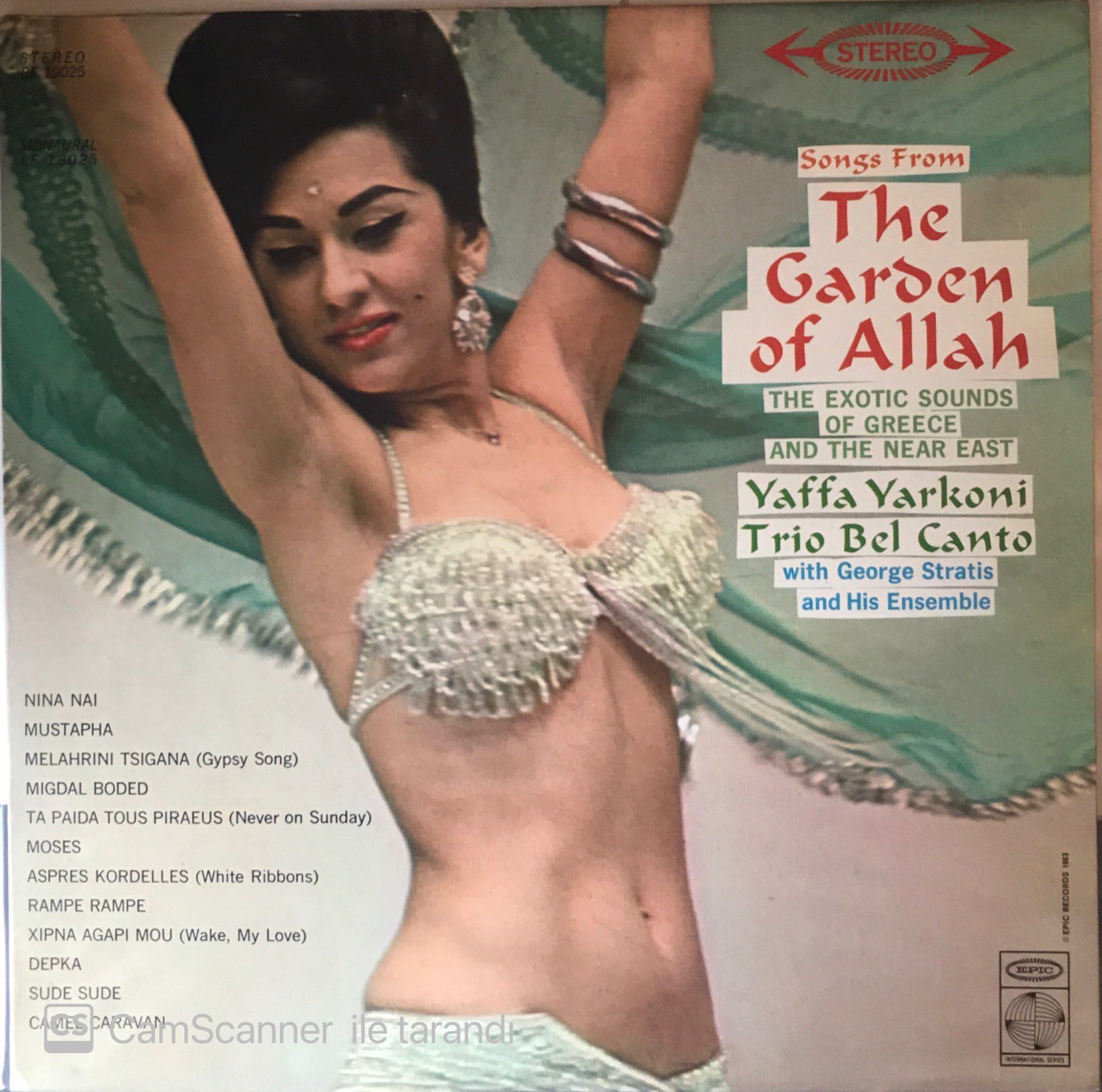 Yaffa Yarkoni - The Garden Of Allah LP