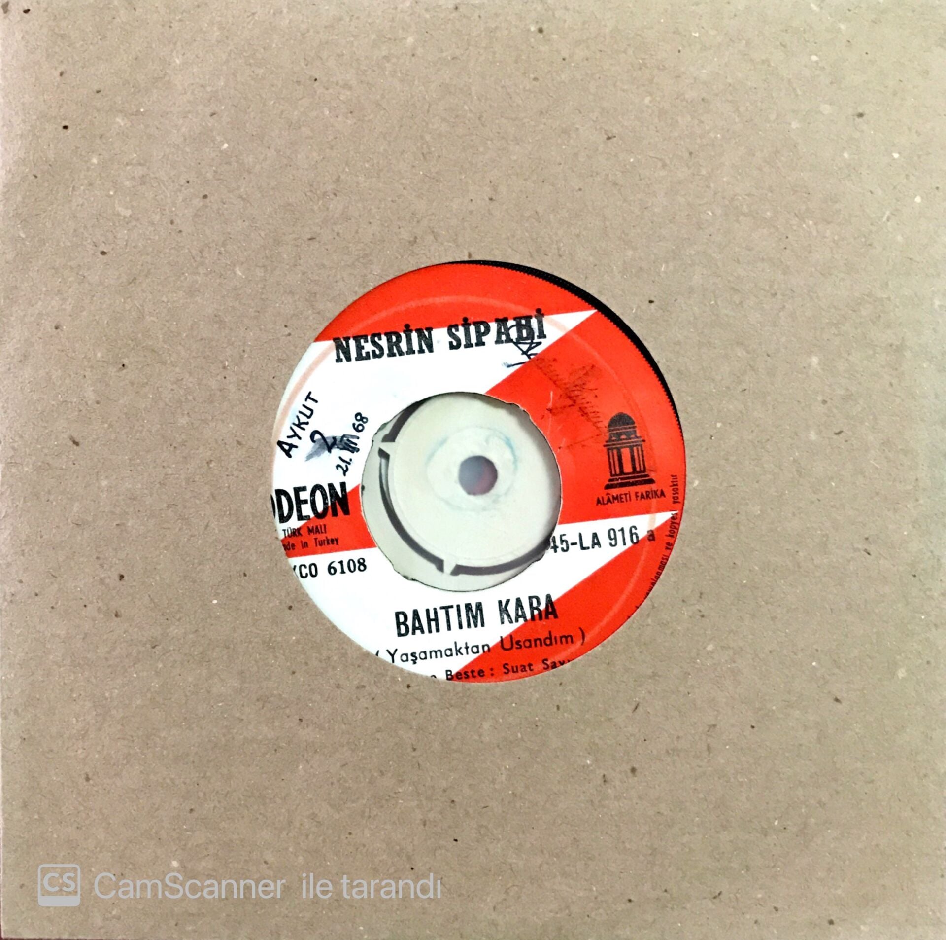 Nesrin Sipahi - Bahtım Kara 45lik