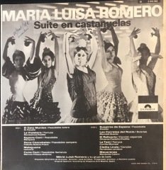 Maria Luisa Romero Suite En Castanuelas LP