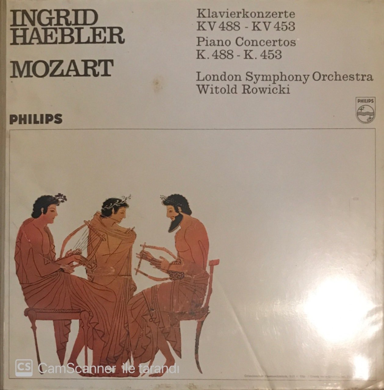 Ingrid Haebler Mozart Klavierkonzerte KV 488 KV 453 LP