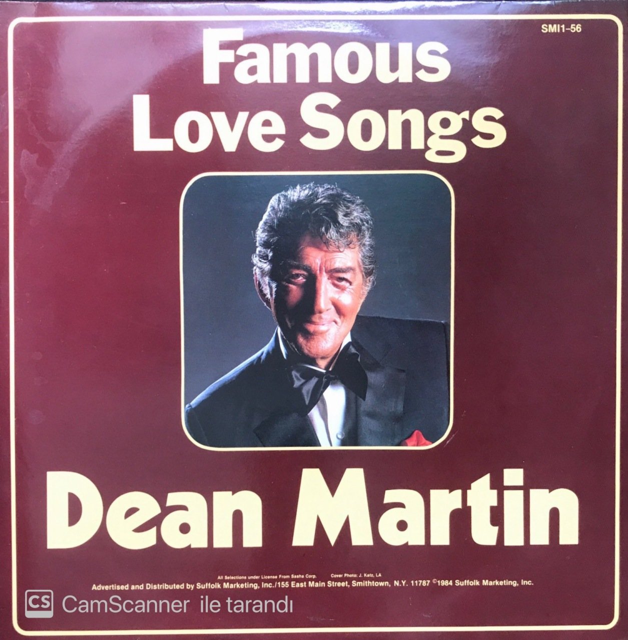 Dean Martin Famous Love Songs LP