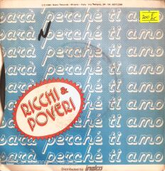 Ricchi & Poveri - Sara Perche Ti Amo - 45'lik