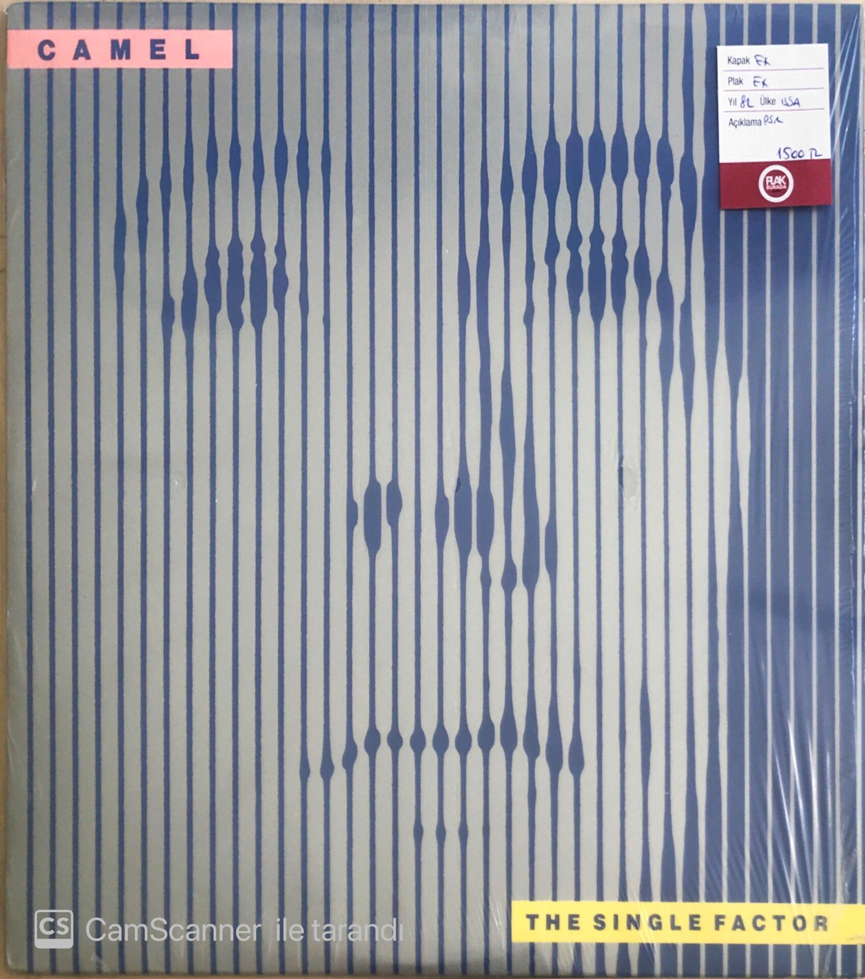 Camel - The Single Factor - LP (Japonya Baskı)