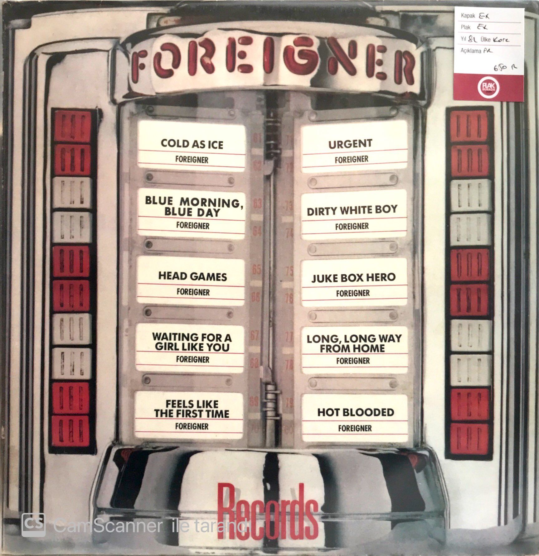 Foreigner / Records LP