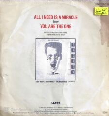 Mike & The Mechanics - All I Need Is A Miracle - 45'lik