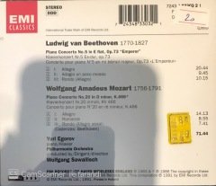Beethoven Mozart Piano Concerto CD
