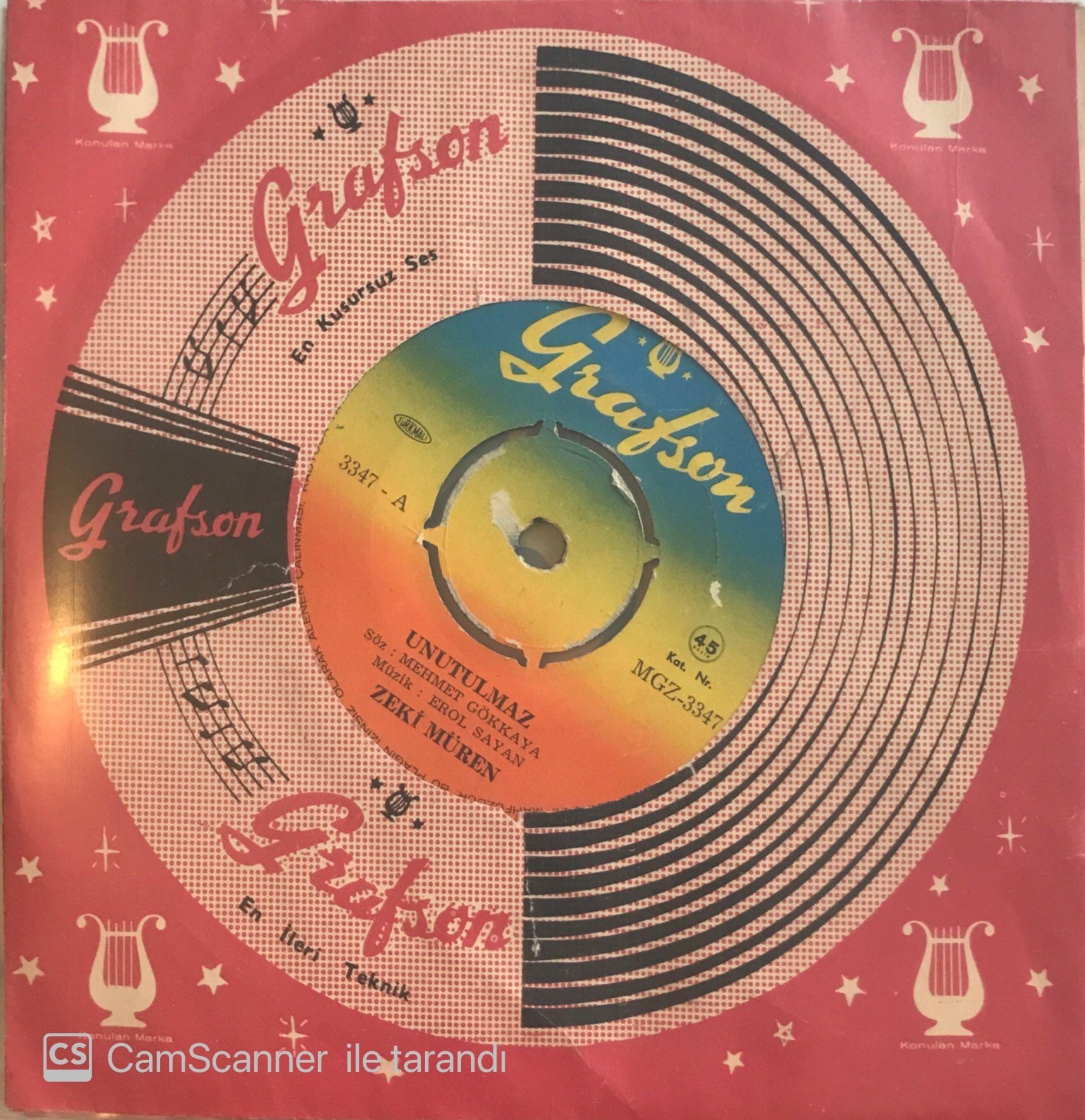 Zeki Müren Unutulmaz 45lik