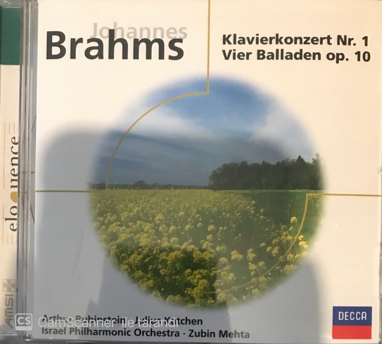 Johannes Brahms Klavierkonzert CD