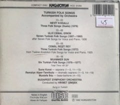 Turkish Folk Songs CD
