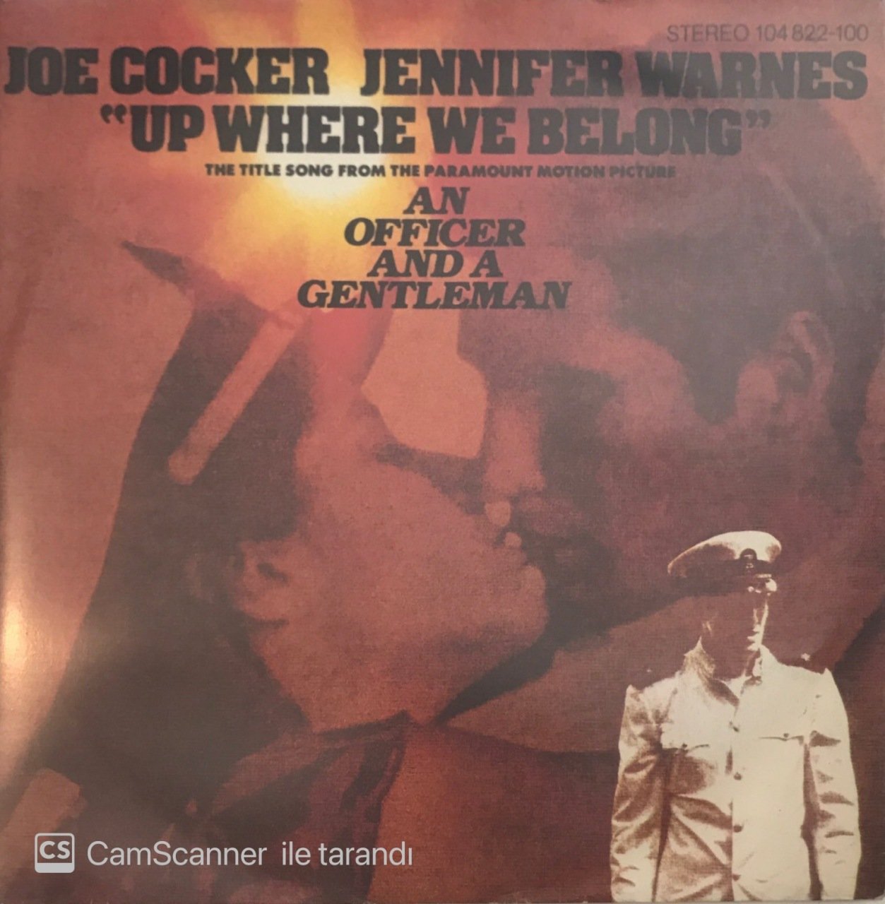 Joe Cocker And Jennifer Warnes Up Where We Belong 45lik