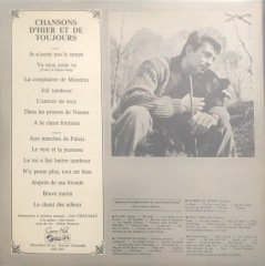Jean Claude Pascal Chansons D'Hier Et De Toujours LP