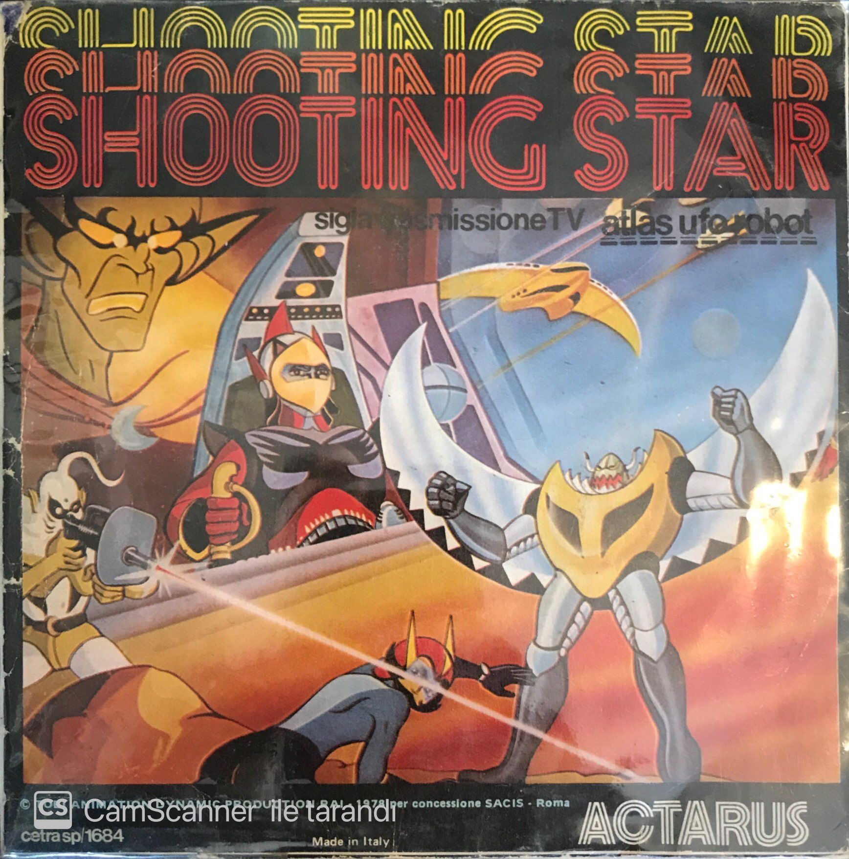 Actarus - Ufo Robot  45lik