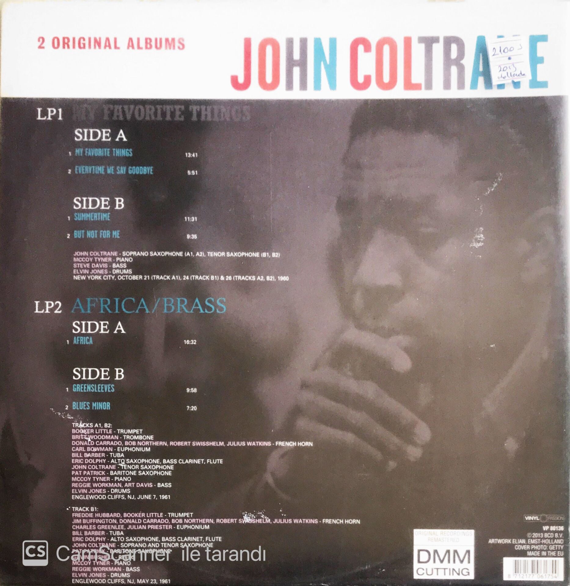 John Coltrane - My Favorite Things - Africa/Brass - Double LP