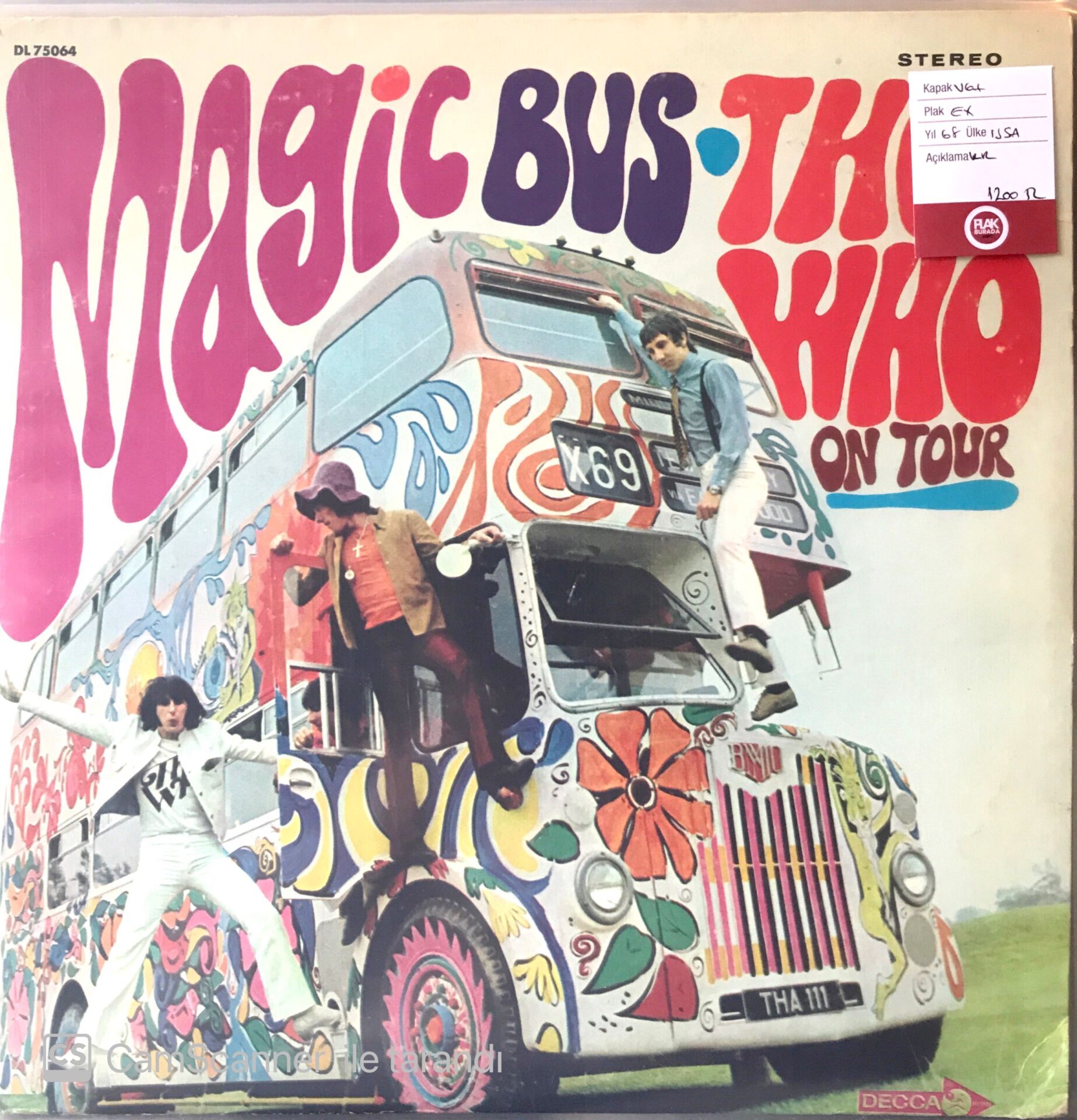 The Who Magic Bus on Tour LP