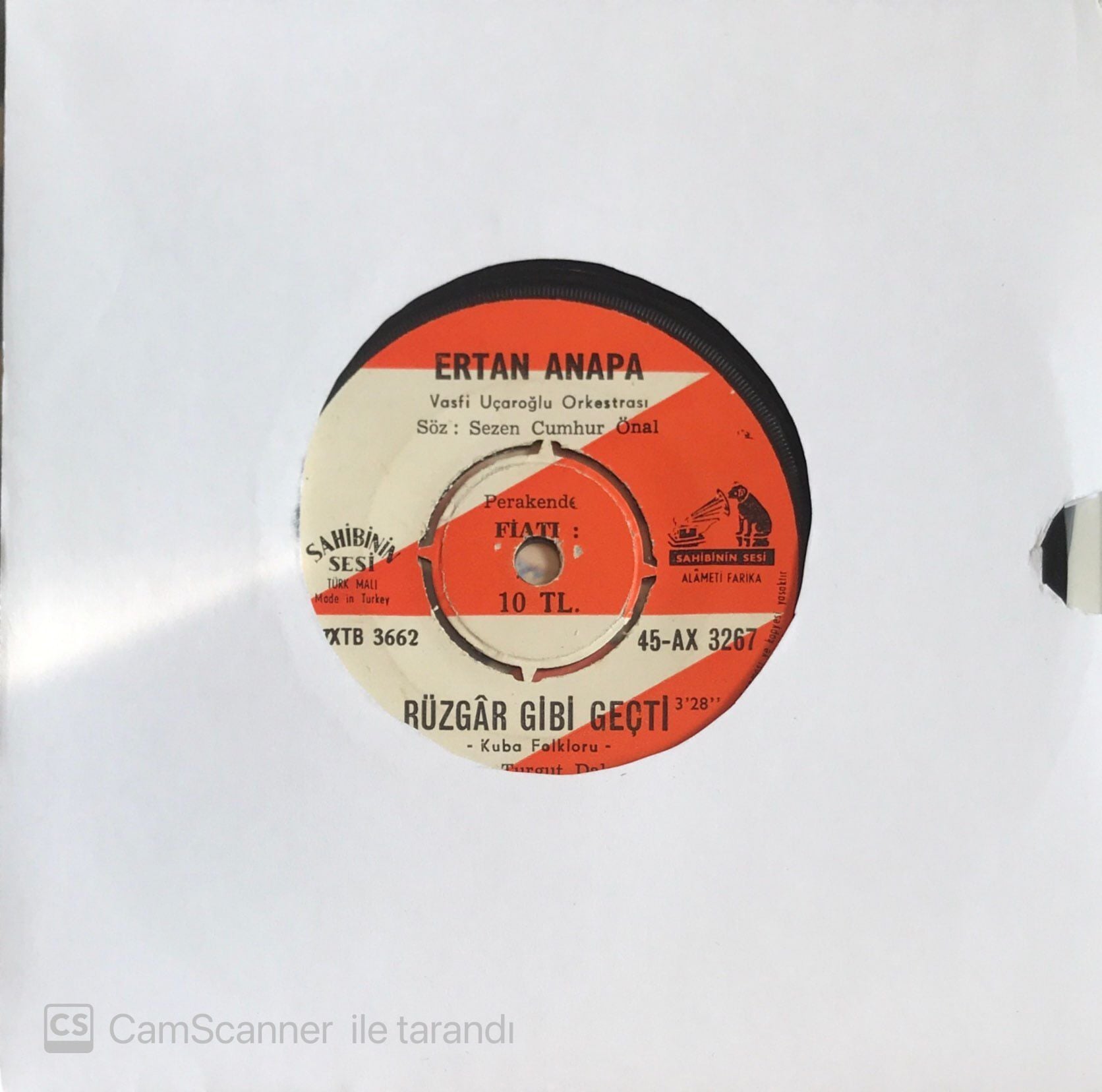 Ertan Anapa - Rüzgar Gibi Geçti 45lik