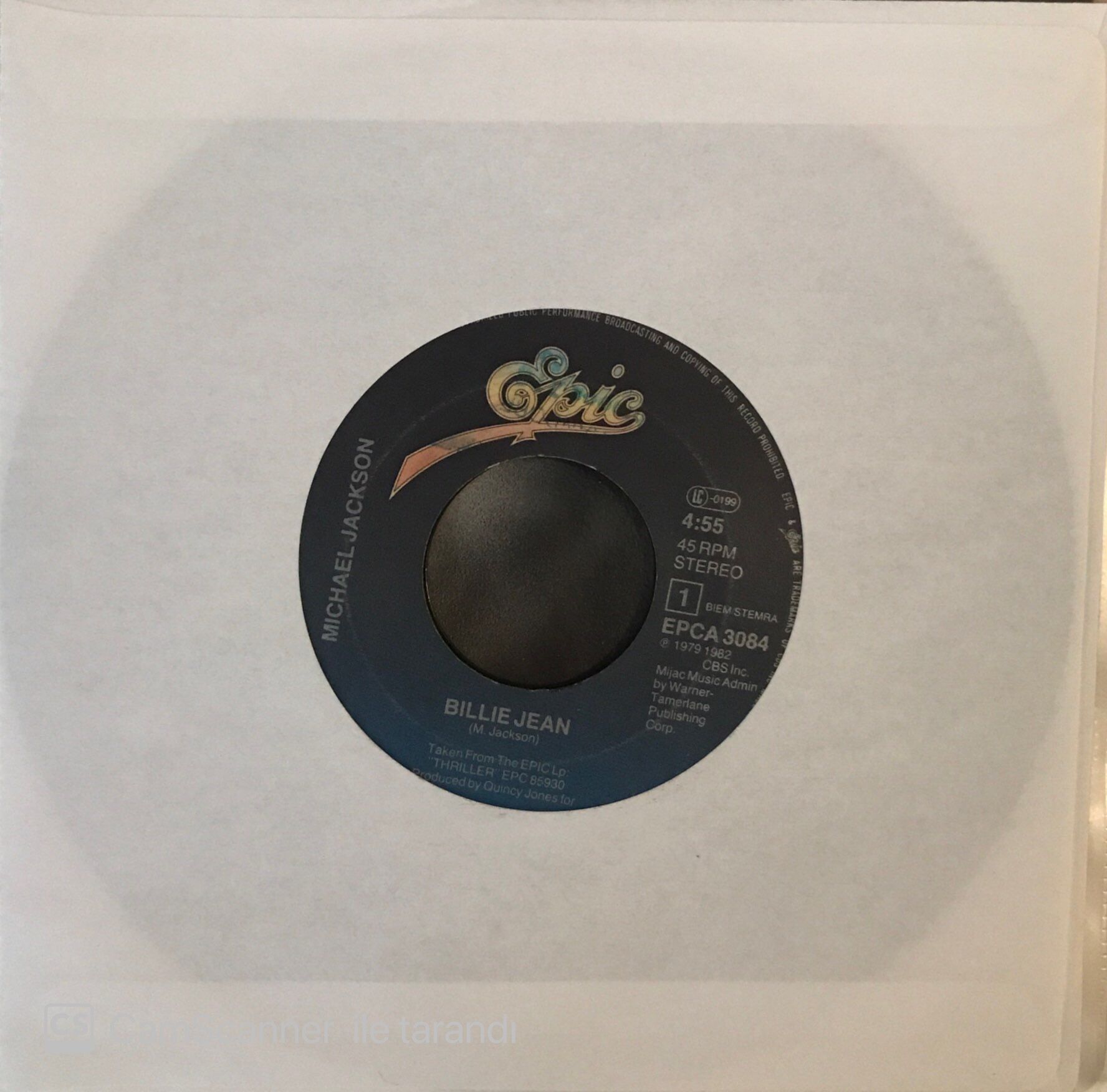 Michael Jackson - Billie Jean 45lik