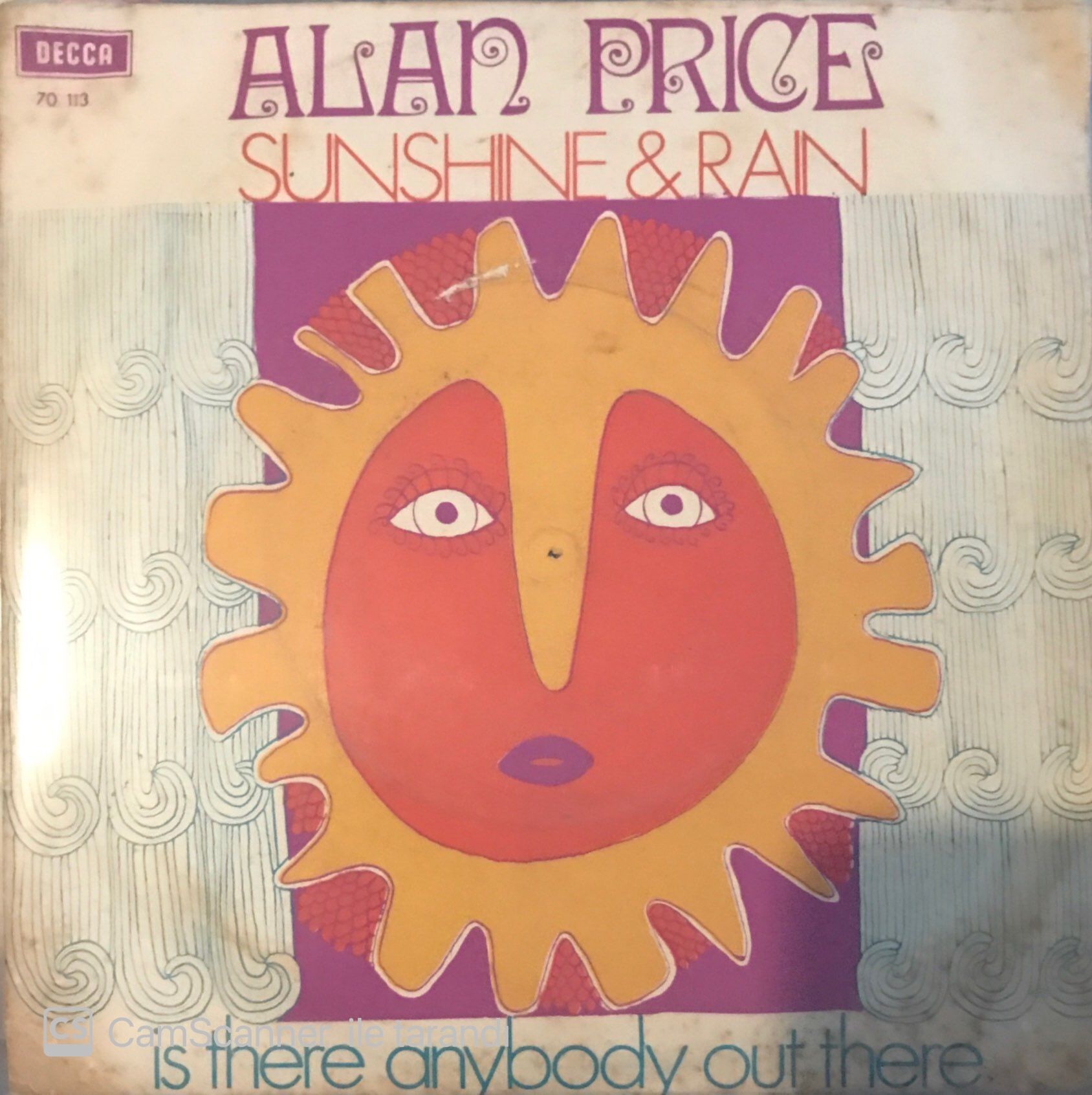 Alan Price Sunshine & Rain 45lik