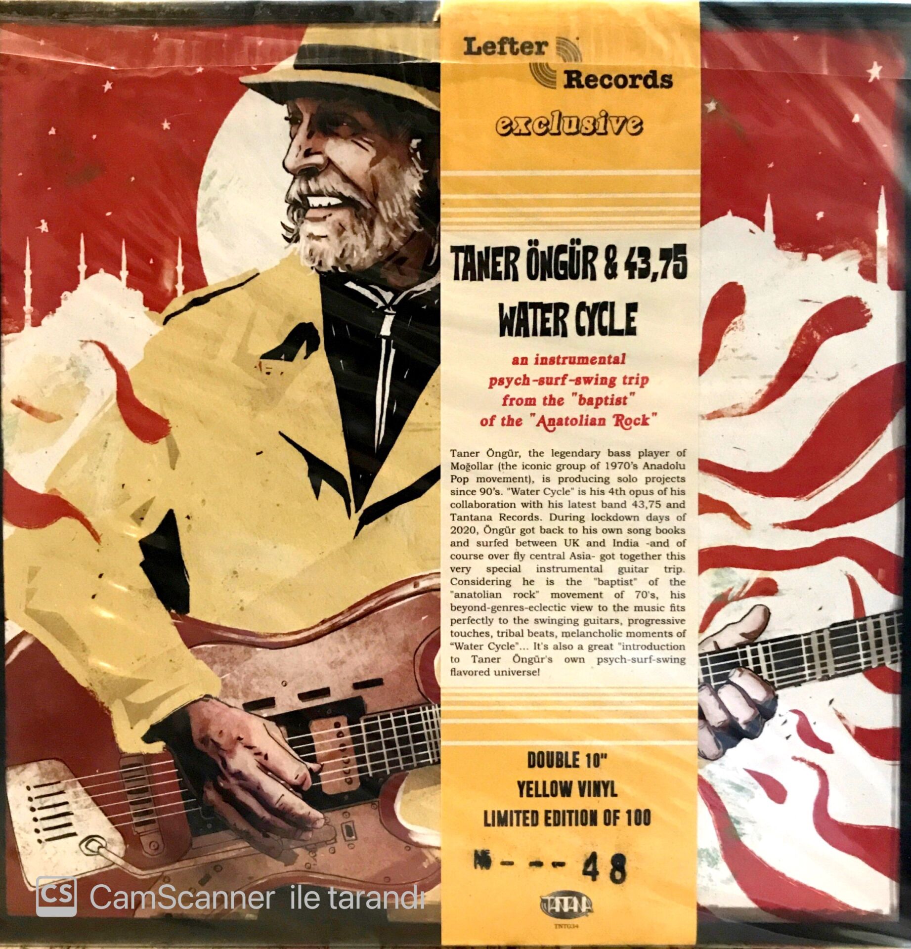 Taner Öngür Water Cycle - Double Sarı Renkli 10inch LP