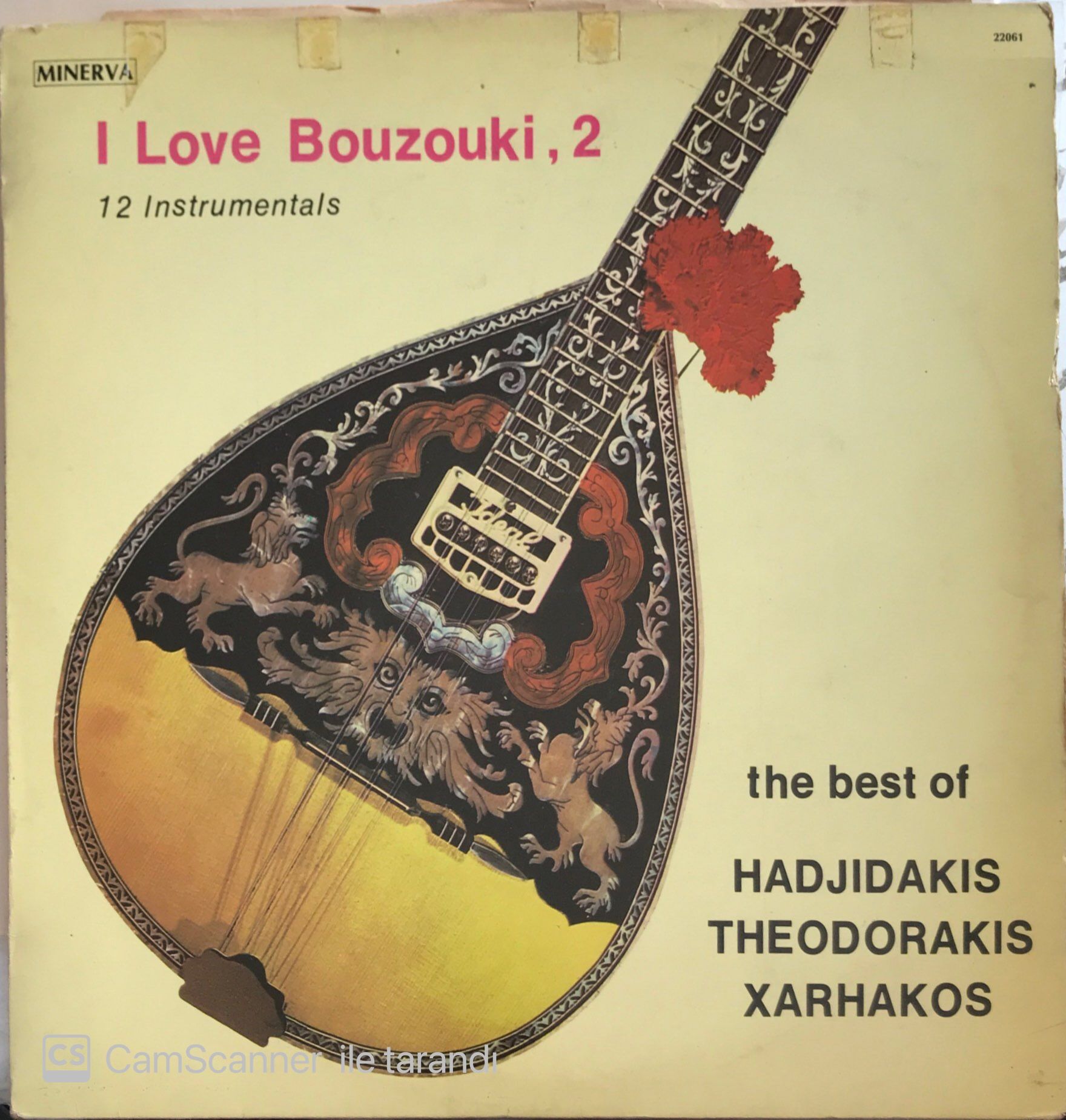 I Love Bouzouki 2 - 12 Instrumentals LP