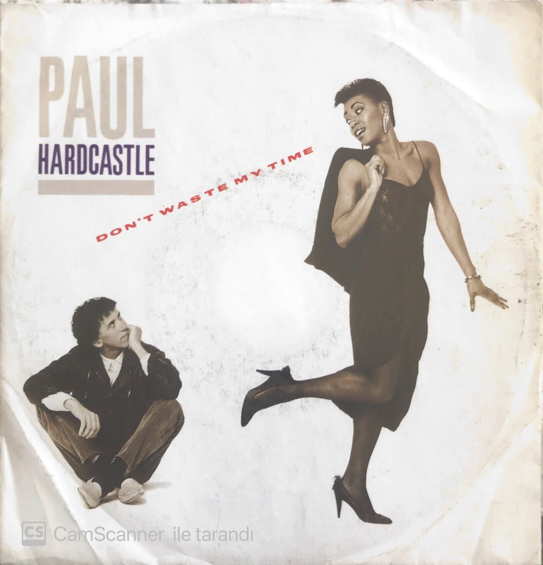 Paul Hardcastle - Don't Waste My Time/Moonhopper - 45'lik