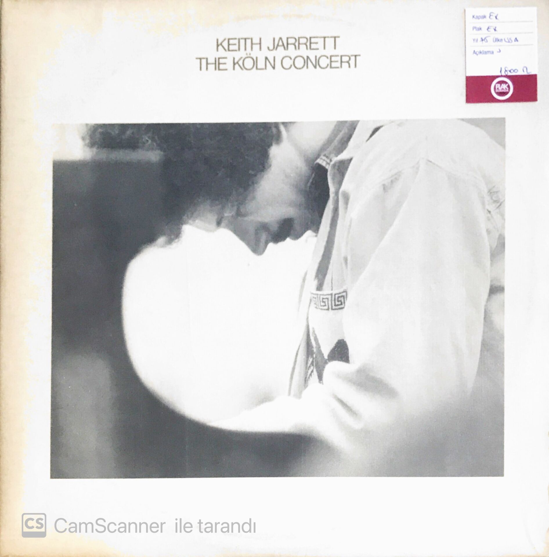 Keith Jarrett - The Köln Concert - Double LP
