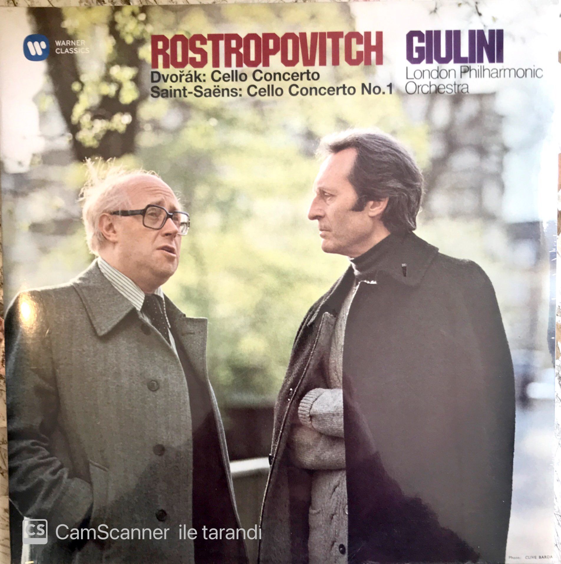 Mstislav Rostropovitch  Carlo Maria Giulini - Dvorak Cello Concerto 2 LP