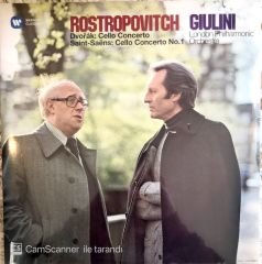 Mstislav Rostropovitch  Carlo Maria Giulini - Dvorak Cello Concerto 2 LP