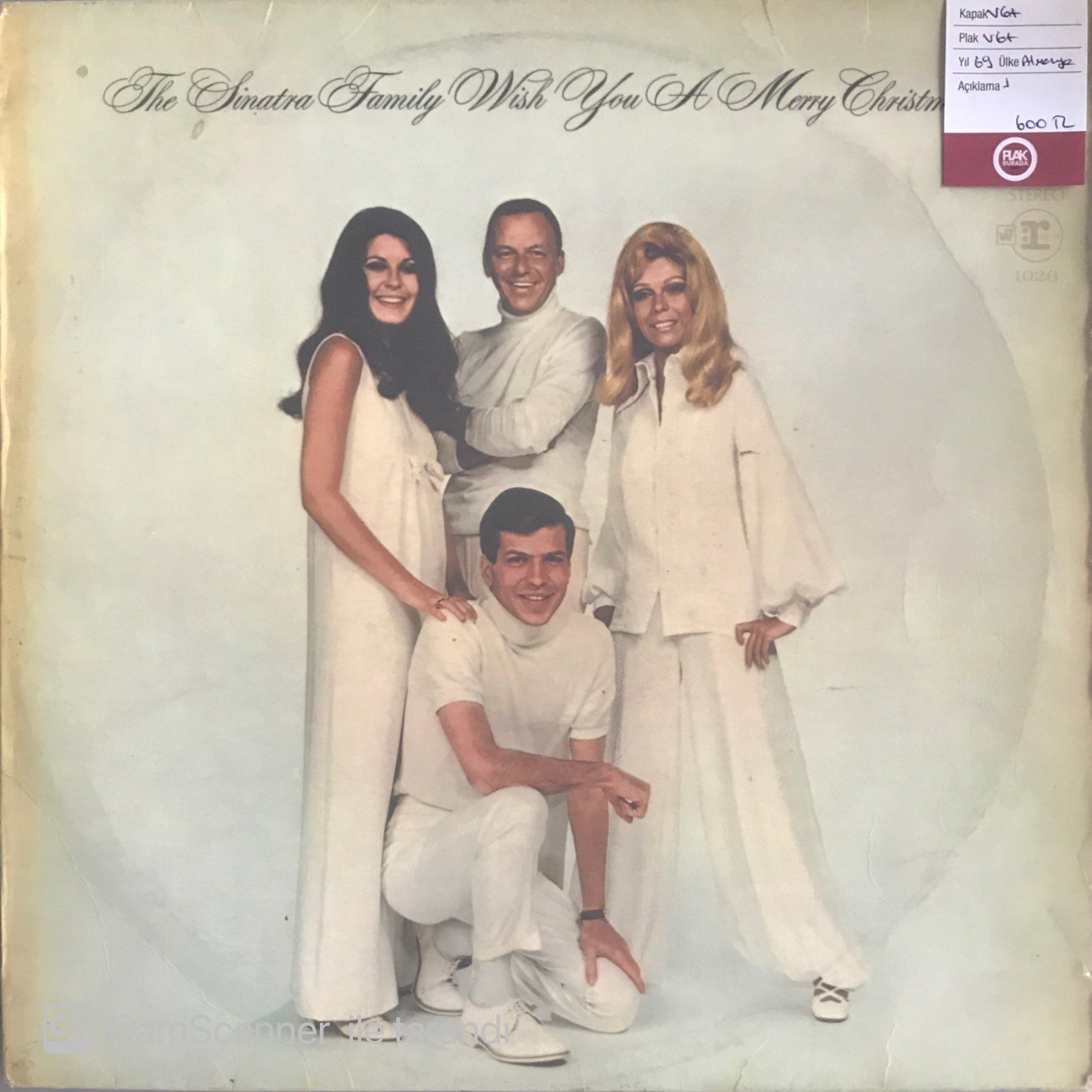 The Sinatra Family Wish You A Merry Christmas LP