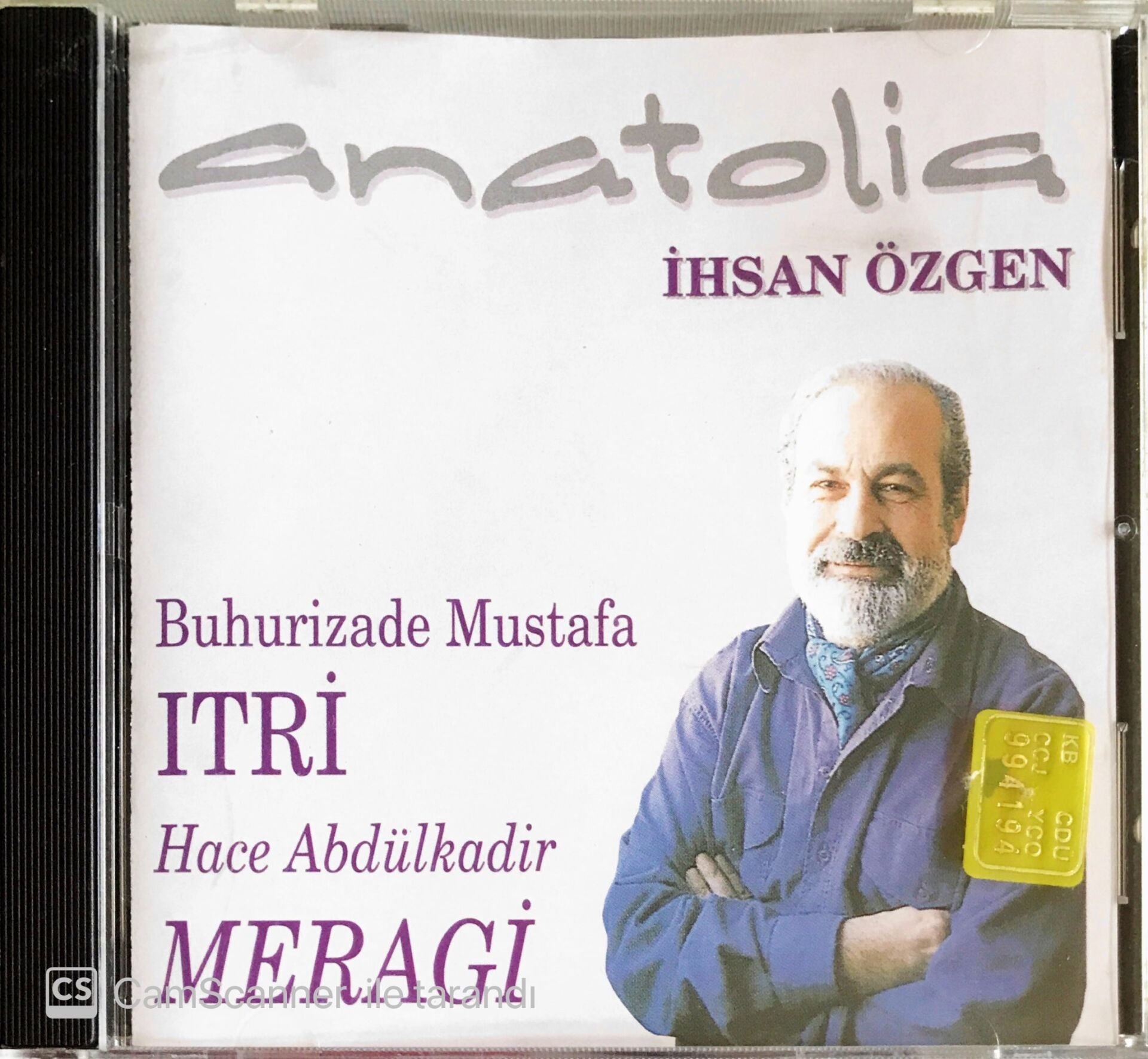 İhsan Özgen - Hacı Abdülkadir Meragi & Buhurizade Mustafa Itri - Anatolia - CD