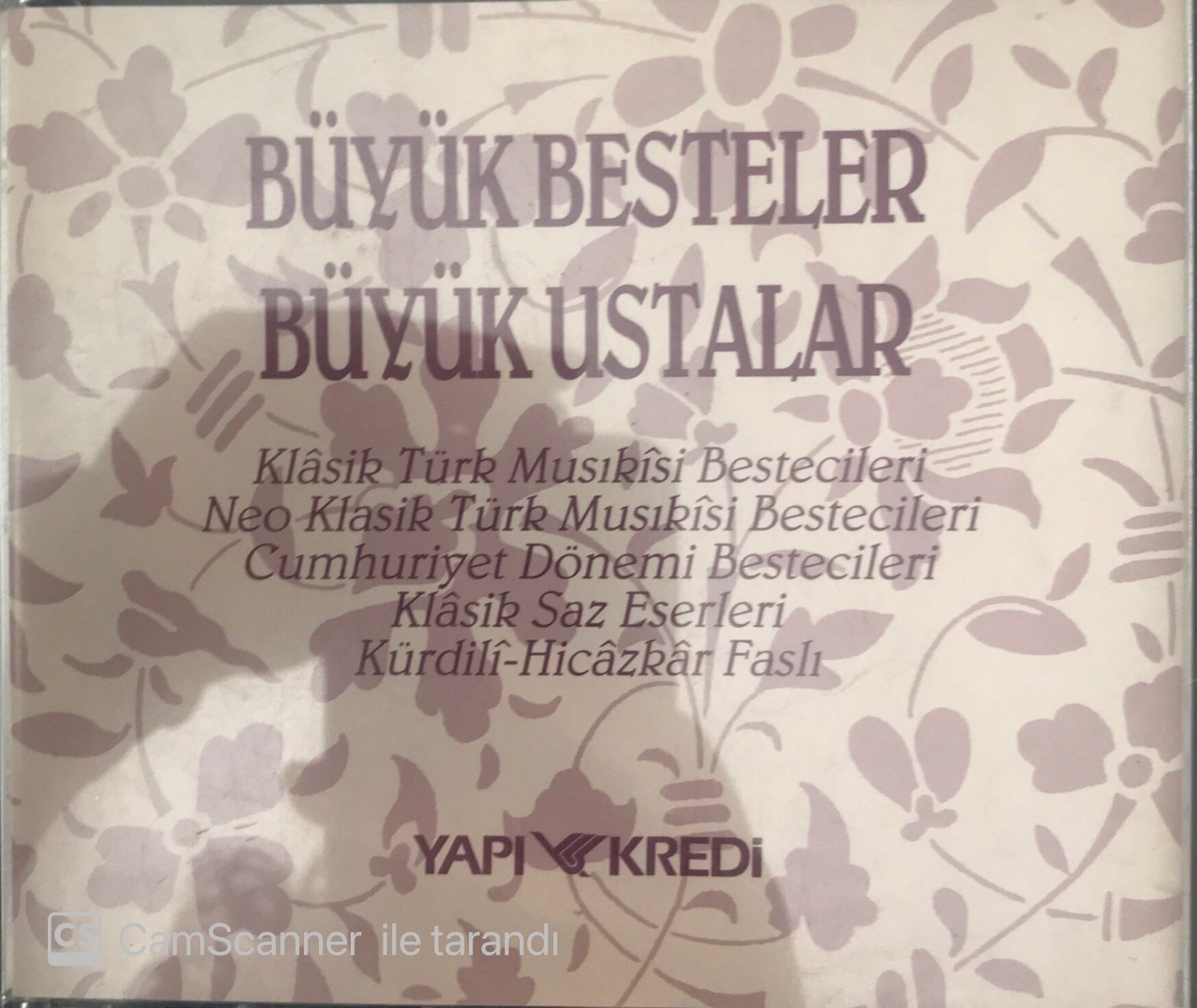 Büyük Besteler Büyük Ustalar 4 CD