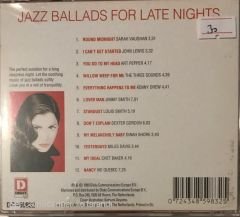 Jazz Ballads For Late Nights CD