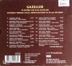 Gazeller - 78 Devirli Taş Plak Kayıtları - CD