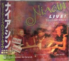Niacin − Billy Sheehan, Dennis Chambers, John Novello – Live! - Blood, Sweat & Beers  CD