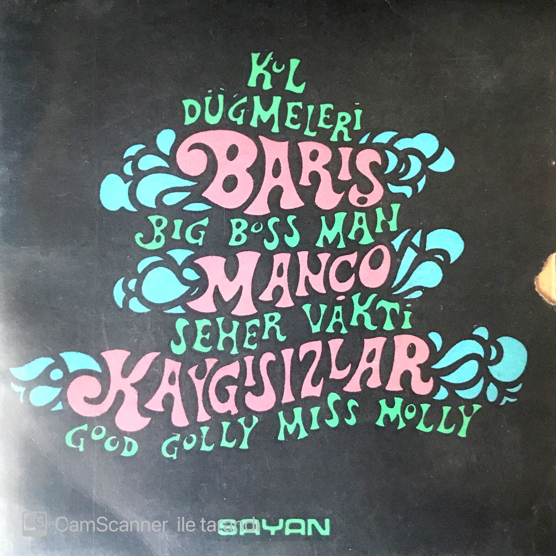 Barış Manço ve Kaygısızlar Kol Düğmeleri EP 45lik