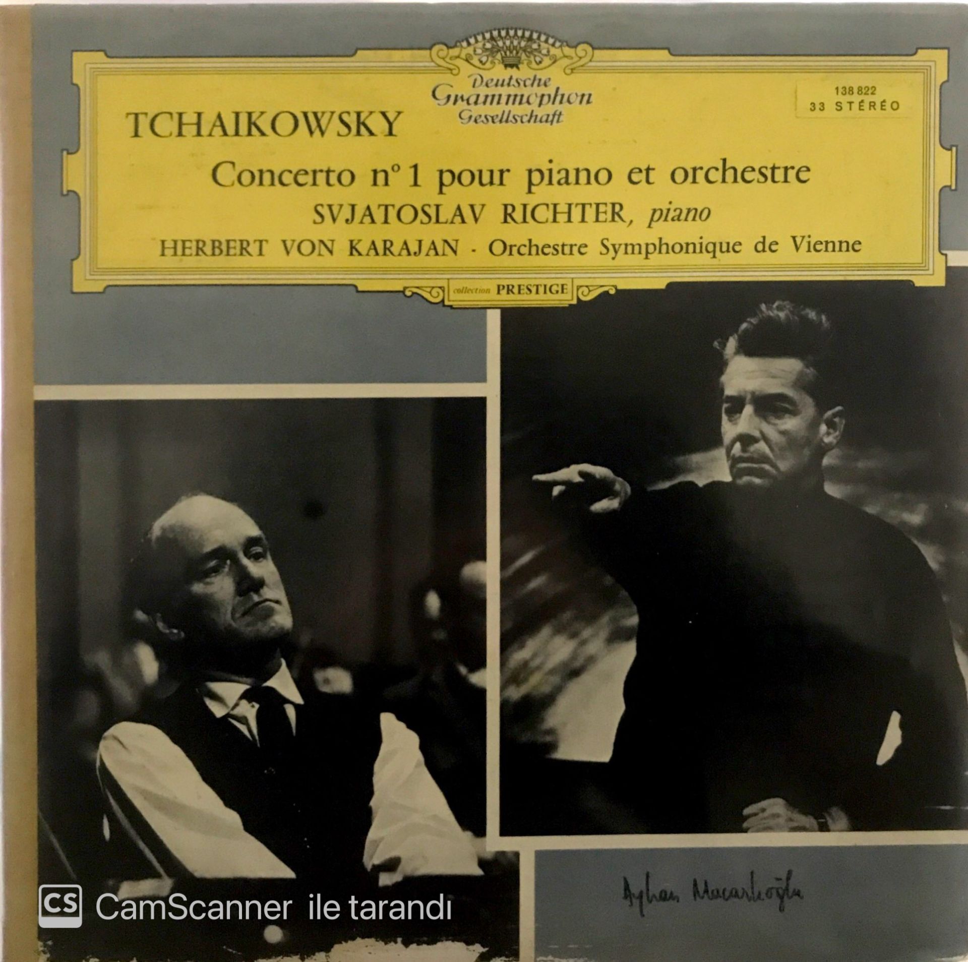 Tchaikowsky Concerto No. 1 LP