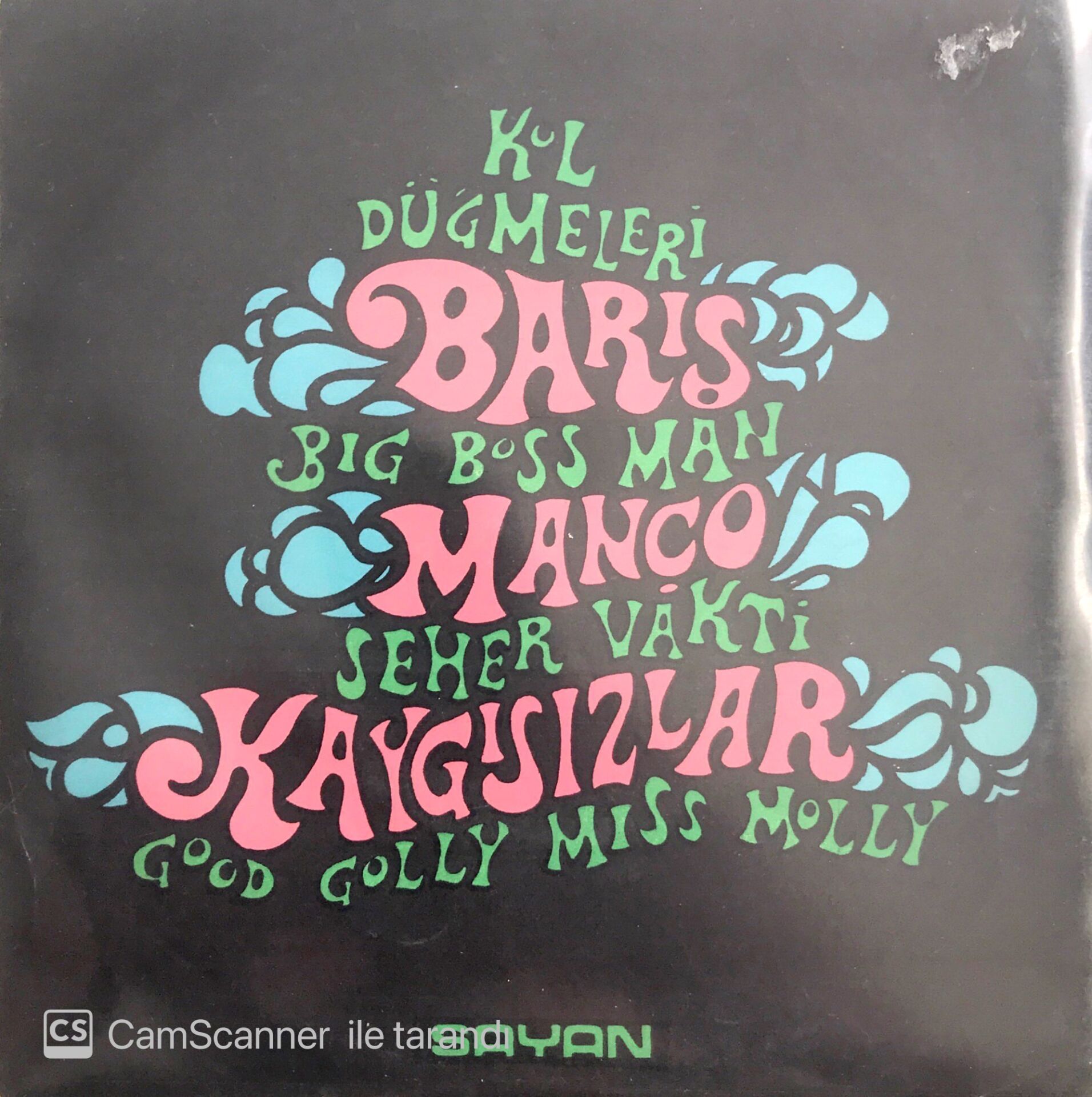 Barış Manço ve Kaygısızlar Kol Düğmeleri EP 45lik