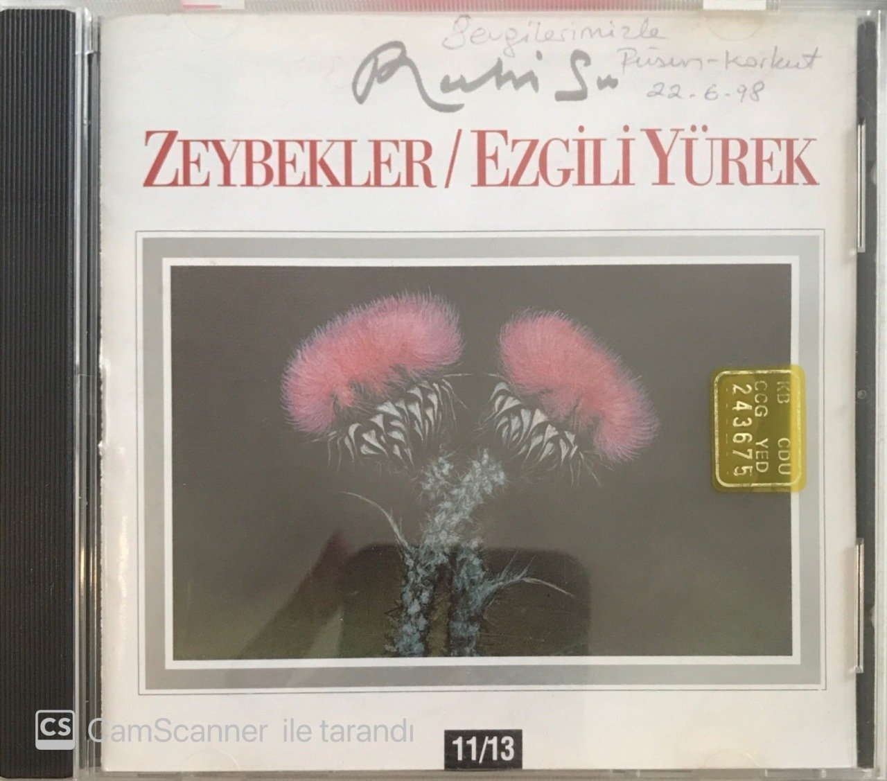 Ruhi Su Zeybekler / Ezgili Yürek CD