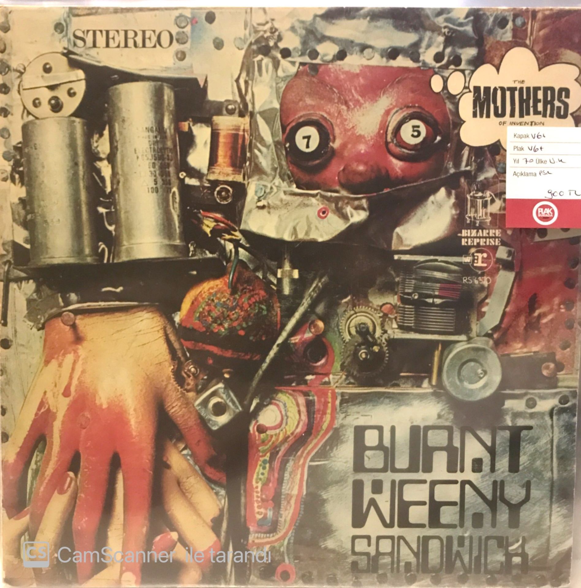 Burnt Weeny - The mothers of invention LP