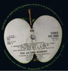 Paul And Linda McCartney – Ram LP