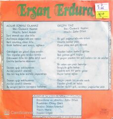 Ersan Erdura - Acılar Sürekli Olamaz/Geçen Yaz - 45'lik